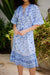 The Odette Dress - Pacific Blue - Sparrow & Finch Boutique