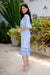 The Odette Dress - Pacific Blue - Sparrow & Finch Boutique