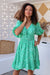 The Pascal Dress - Green Orchard - Sparrow & Finch Boutique