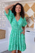The Pascal Dress - Green Orchard - Sparrow & Finch Boutique