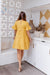 The Piper Dress - Saffron Yellow - Sparrow & Finch Boutique