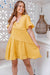 The Piper Dress - Saffron Yellow - Sparrow & Finch Boutique