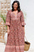 The Pisces Dress - Floral Copper - Sparrow & Finch Boutique