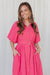 The Priya Dress - Brink Pink - Sparrow & Finch Boutique