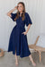 The Priya Dress - Regal Blue - Sparrow & Finch Boutique