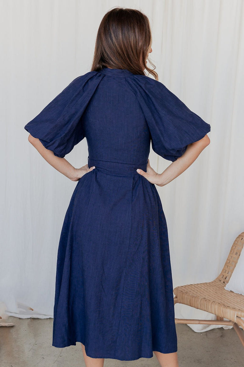 The Priya Dress - Regal Blue