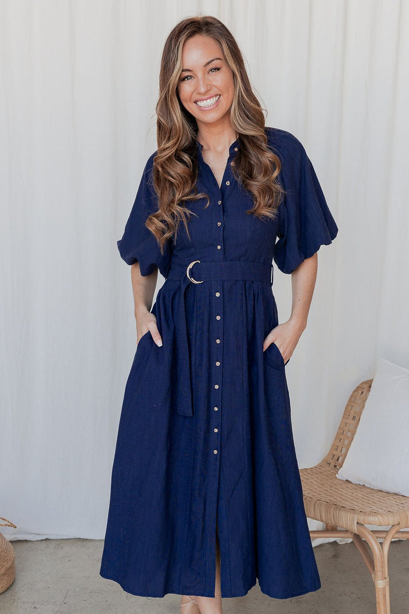The Priya Dress - Regal Blue