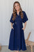 The Priya Dress - Regal Blue - Sparrow & Finch Boutique
