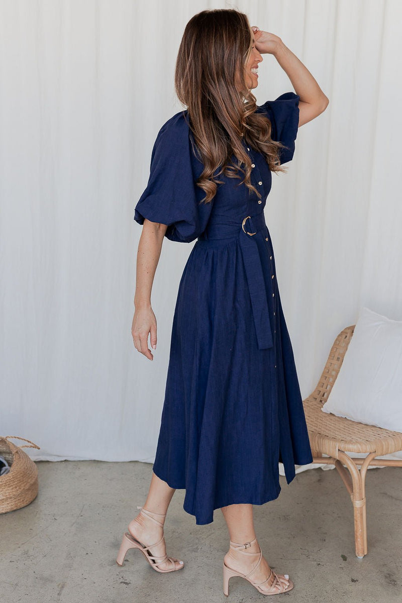 The Priya Dress - Regal Blue