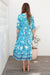 The Raine Dress - Blue Belvedere - Sparrow & Finch Boutique