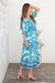 The Raine Dress - Blue Belvedere - Sparrow & Finch Boutique