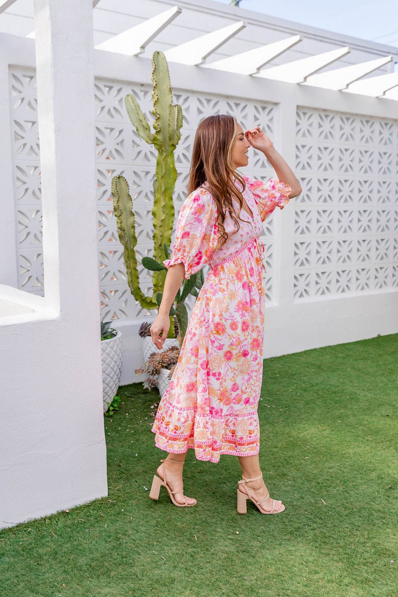 The Raine Dress - Pink Euphoria