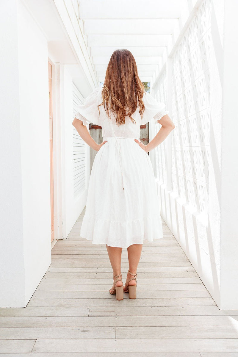 The Raine Dress - Snow