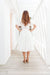 The Raine Dress - Snow - Sparrow & Finch Boutique