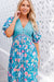 The Raine Dress - Whimsical Teal - Sparrow & Finch Boutique