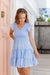 The Samira Dress - Blue Gingham - Sparrow & Finch Boutique