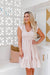 The Samira Dress - Light Nude Gingham - Sparrow & Finch Boutique