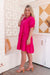 The Saturn Dress - Electric Pink - Sparrow & Finch Boutique