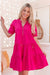 The Saturn Dress - Electric Pink - Sparrow & Finch Boutique