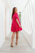 The Saturn Dress - Raspberry Plaid - Sparrow & Finch Boutique