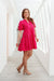 The Saturn Dress - Raspberry Plaid - Sparrow & Finch Boutique
