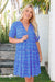 The Saturn Dress - Sensational Blue - Sparrow & Finch Boutique