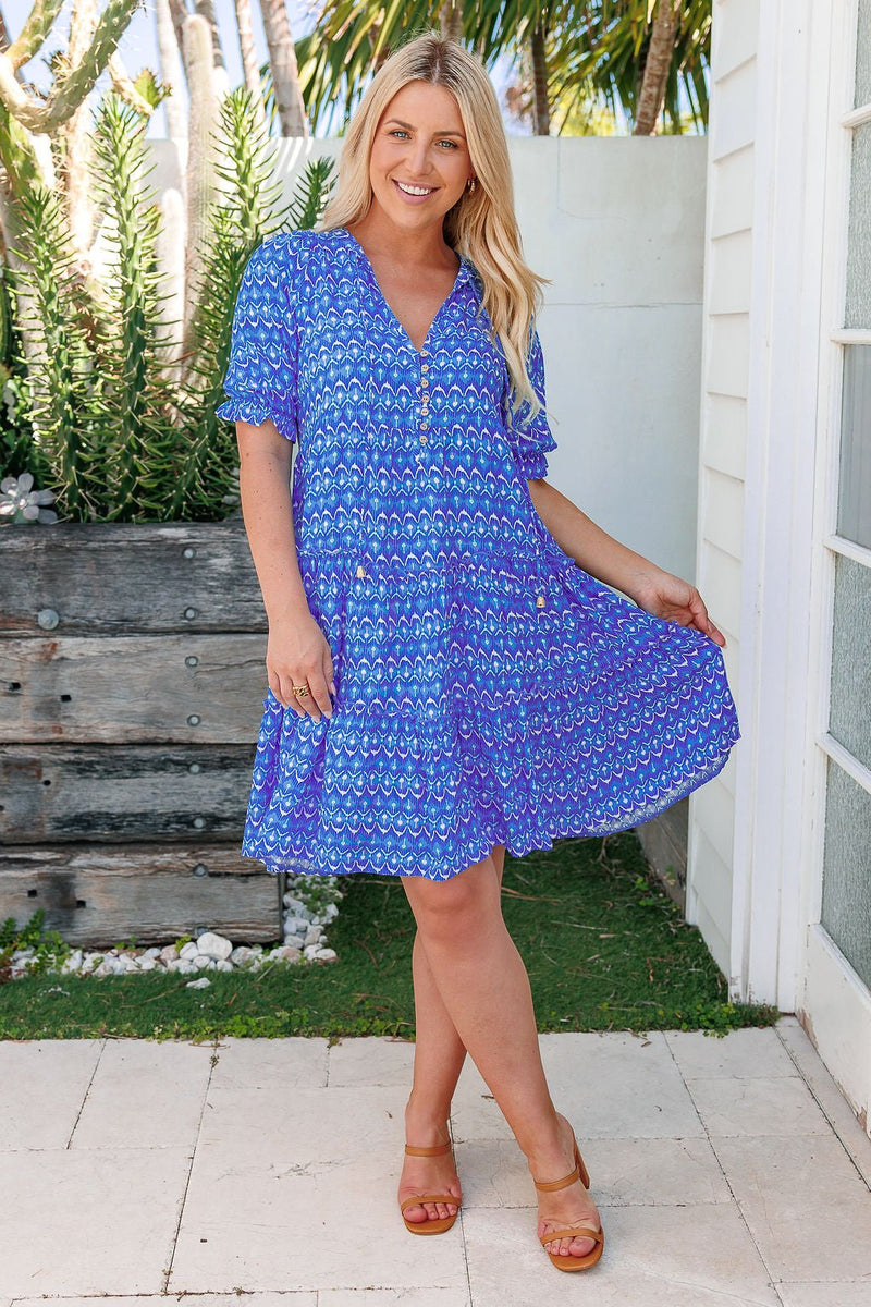 The Saturn Dress - Sensational Blue