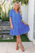 The Saturn Dress - Sensational Blue - Sparrow & Finch Boutique