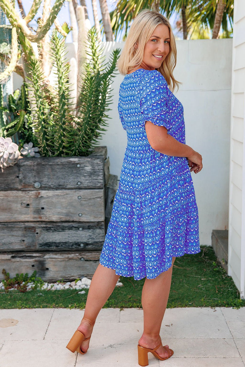 The Saturn Dress - Sensational Blue