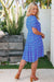 The Saturn Dress - Sensational Blue - Sparrow & Finch Boutique