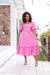 The Selena Dress - Watermelon - Sparrow & Finch Boutique