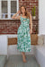 The Seville Dress - Tropical Fern - Sparrow & Finch Boutique