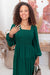 The Sherry Dress - Fern Green - Sparrow & Finch Boutique