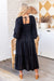 The Sherry Dress - Onyx - Sparrow & Finch Boutique