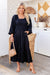 The Sherry Dress - Onyx - Sparrow & Finch Boutique