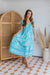 The Sofia Dress - Caribbean Teal - Sparrow & Finch Boutique