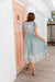 The Sofia Dress - Floral Blue - Sparrow & Finch Boutique