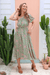The Solange Dress - Jungle Green - Sparrow & Finch Boutique