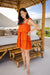The Spencer Dress - Burnt Orange - Sparrow & Finch Boutique
