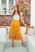 The Suvi Skirt - Marigold - Sparrow & Finch Boutique