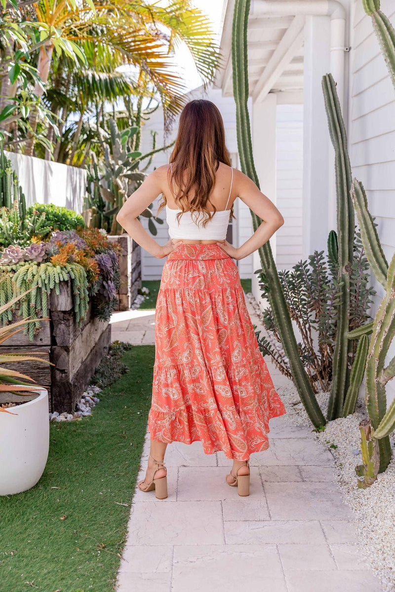 The Suvi Skirt - Pumpkin Spice