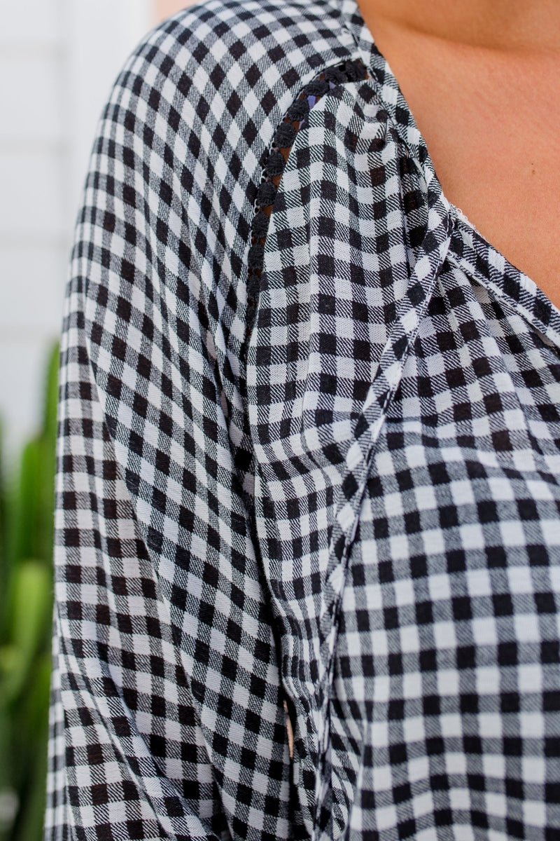 The Talulla Dress - Black Gingham