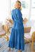 The Talulla Dress - Indigo Blue - Sparrow & Finch Boutique