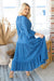 The Talulla Dress - Indigo Blue - Sparrow & Finch Boutique