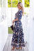 The Tara Dress - Royal Floral - Sparrow & Finch Boutique