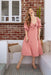 The Tulip Dress - Coral Gingham - Sparrow & Finch Boutique
