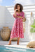 The Tulip Dress - Fiery Rose - Sparrow & Finch Boutique
