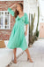 The Tulip Dress - Seafoam Green - Sparrow & Finch Boutique