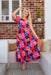 The Valencia Dress - Pink Calypso - Sparrow & Finch Boutique