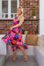 The Valencia Dress - Pink Calypso - Sparrow & Finch Boutique